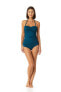 Фото #1 товара Anne Cole 299553 Women's Twist Front Shirred Bandeau Tankini Swim Top Size L