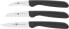 Фото #3 товара Zwilling knife set, 6 pieces, breakfast knife, blade length: 12 cm, stainless special steel/plastic handle, twin grip & 38115001 vegetable knife set, 3 pieces, plastic, black