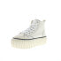 Фото #4 товара Diesel S-Hanami Mid Y02829-PS416-T1012 Womens White Lifestyle Sneakers Shoes 9