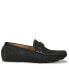 Фото #2 товара Rocawear Moccasin Loafer Men's Black Leather Round Toe Slip-On Dress Shoes 7.5