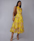 ფოტო #10 პროდუქტის Women's Sleeveless Halter Tiered Maxi Dress