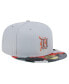 Men's Gray Detroit Tigers Active Team Camo 59FIFTY Fitted Hat