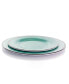 Фото #2 товара Turquoise 12 Piece Lightweight Melamine Dinnerware Set, Service for 4