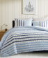 Фото #2 товара Sutton Subtle Stripe 3-Pc. Duvet Cover Set, King