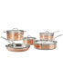 Фото #2 товара CopperBond Copper Induction 10-Piece Cookware Set