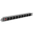 Фото #2 товара LANBERG PDU-09F-0300-BK 1U Rack Power Strip 9 Outlets rack power strip 8 outlets