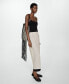 Women's Slit Detail Ramio Pareo Skirt