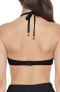 Isabella Rose Women's 236564 Bow Tie Underwire Black Bikini Top Swimwear Size M