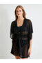 Фото #12 товара Платье пляжное тюль V образное с поясом на резинке