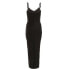 Jacquard Ruched Maxi Dress : Jacquard Ruched Maxi Dress Black 12