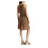 Фото #3 товара Платье женское Ralph Lauren Pleated Sheer Lined Back Keyhole Sleeveless Halter Evening Dress