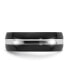 Cobalt Polished Black IP-plated Wedding Band Ring