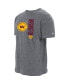 Men's Heathered Gray Washington Football Team Split Logo 2-Hit T-shirt