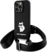 Karl Lagerfeld Karl Lagerfeld KLHCP15XSCBSCNK iPhone 15 Pro Max 6.7" hardcase czarny/black Crossbody Silicone Choupette