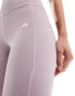 adidas Training Essentials legging shorts in lilac