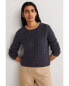 Фото #1 товара Boden Fluffy Cable Sparkle Wool & Alpaca-Blend Jumper Women's