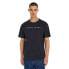 TOMMY JEANS Reg Linear Logo Ext short sleeve T-shirt Dark Night Navy, S - фото #1