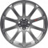 Emotion Wheels Strada gunmetal matt polished 7x17 ET45 - LK5/114.3 ML70.1
