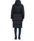 Фото #6 товара Women's Long Puffer Jacket with Hood and Belt