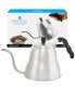 Фото #1 товара Marrakesh Stainless Steel Gooseneck Pour Over Dripper Kettle , 34 fl oz Capacity