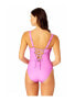 Фото #2 товара Women's Lace Up Compression One Piece Swimsuit