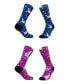 ფოტო #1 პროდუქტის Men's and Women's Dreamy Unicorn Socks, Set of 2
