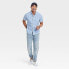 Фото #2 товара Men's Slim Straight Fit Jeans - Goodfellow & Co Light Blue 40x32
