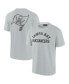 Фото #1 товара Men's and Women's Gray Tampa Bay Buccaneers Super Soft Short Sleeve T-shirt