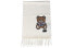 Фото #1 товара Шарф Moschino Bear Embroidery Woolen Scarf - White