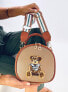 Фото #5 товара Женская сумка с медведем PEPE Brown