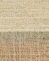 Rectangular jute rug with contrast border