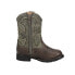 Фото #1 товара Roper Cody Embroidery Round Toe Cowboy Toddler Boys Brown Casual Boots 09-017-1