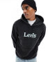 Фото #2 товара Levi's exclusive to ASOS hoodie with central retro logo in black