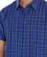 Фото #3 товара Men's Eldridge Classic Plaid Button-Up Short-Sleeve Shirt