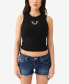 ფოტო #1 პროდუქტის Women's Embroidered Side Rouched Tank