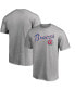 Фото #1 товара Men's Heathered Gray Atlanta Braves Cooperstown Wahconah T-shirt