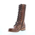 Фото #7 товара Bed Stu Shelby F378103 Womens Brown Leather Lace Up Casual Dress Boots