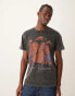 Фото #1 товара Abercrombie & Fitch Grand Canyon national parks print acid wash relaxed fit t-shirt in black