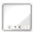 NOBO Premium Plus 6xA4 Sheets Exterior Display Case Magnetic White Background