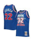 ფოტო #2 პროდუქტის Men's Magic Johnson Royal Western Conference Hardwood Classics 1992 NBA All-Star Game Authentic Jersey