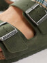 Birkenstock Arizona sandals in sage green suede