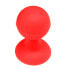 Фото #1 товара Держатель силиконовый для телефона с присоской, круглая головка, красный Hurtel