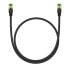 Фото #1 товара Szybki kabel sieciowy LAN RJ45 cat.8 40Gbps plecionka 0.5m czarny