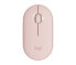 Фото #1 товара Logitech Pebble M350 Wireless Mouse - Ambidextrous - Optical - RF Wireless + Bluetooth - 1000 DPI - Pink
