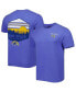 Фото #1 товара Men's Blue Kent State Golden Flashes Landscape Shield T-shirt