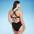Фото #3 товара Women's Braided Strap Detail Monokini One Piece Swimsuit - Shade & Shore Black S
