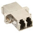 Фото #1 товара InLine Fiber Optical Adapter Metal Duplex LC/LC MM Ceramic Sleeve with Flange