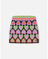 ფოტო #1 პროდუქტის Big Girls Jacquard Hearts Skirt Multicolor