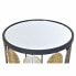 Set of 2 small tables DKD Home Decor Black Multicolour 46 x 46 x 61 cm