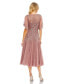 ფოტო #4 პროდუქტის Women's Flounce Sleeve Tea Length Dress